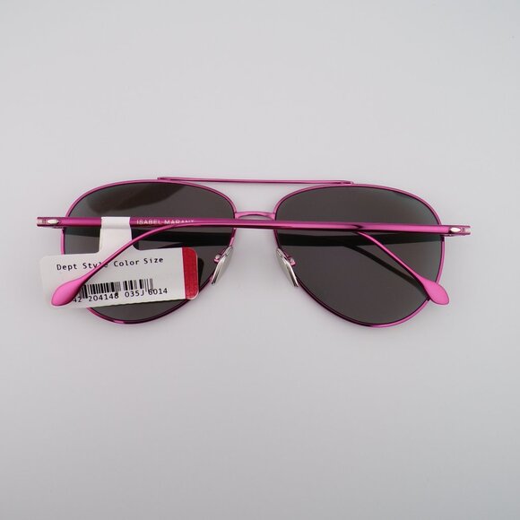 Isabel Marant Colorful Gradient Mirror Aviator Shades, Bright Metallic IM0011 - Picture 10 of 16